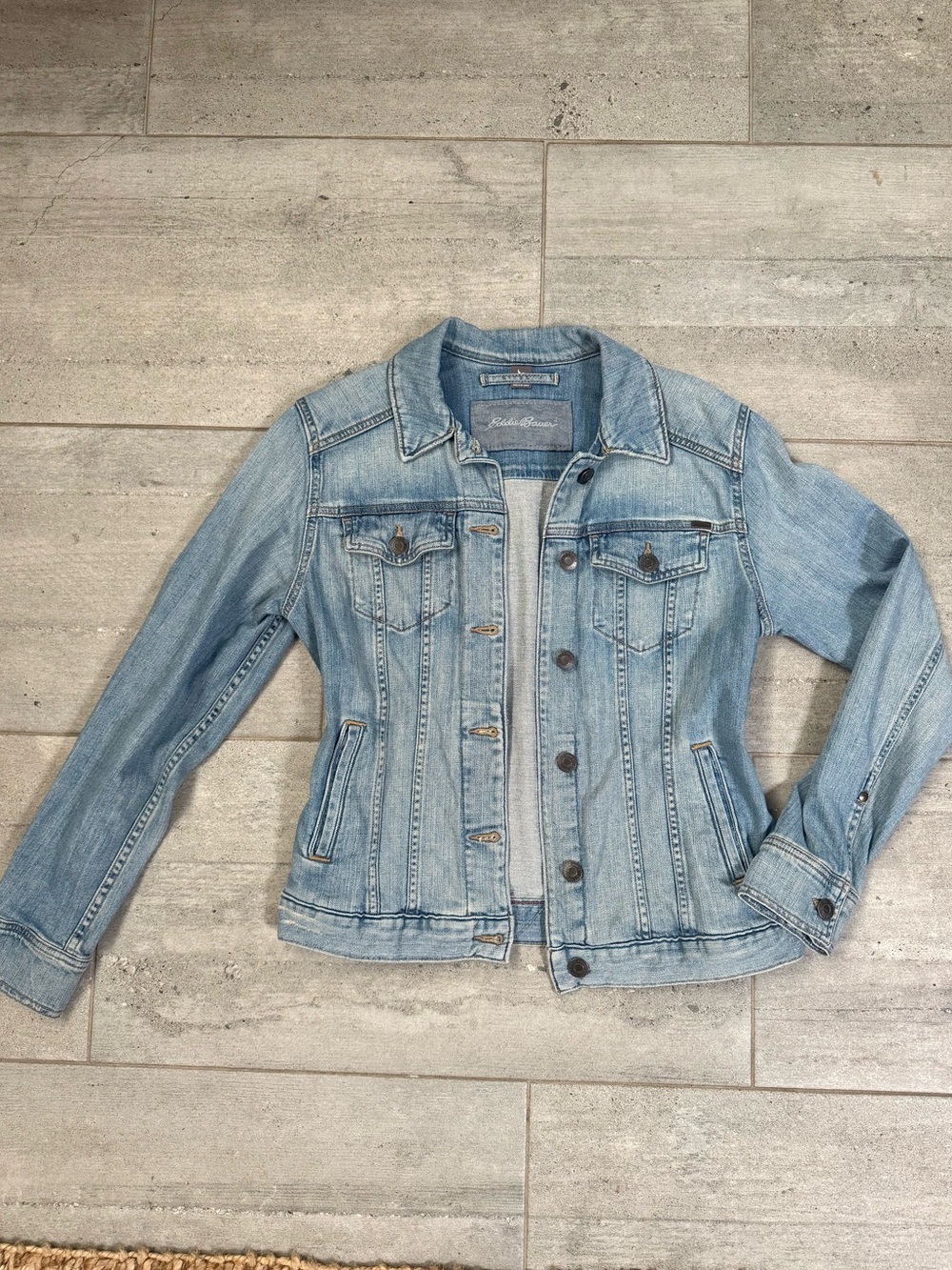 Eddie Bauer Light Blue Denim Jacket